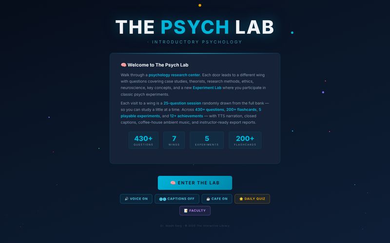 The Psych Lab screenshot