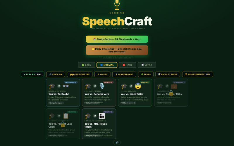 SpeechCraft screenshot
