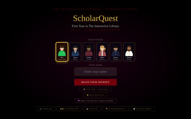 ScholarQuest screenshot