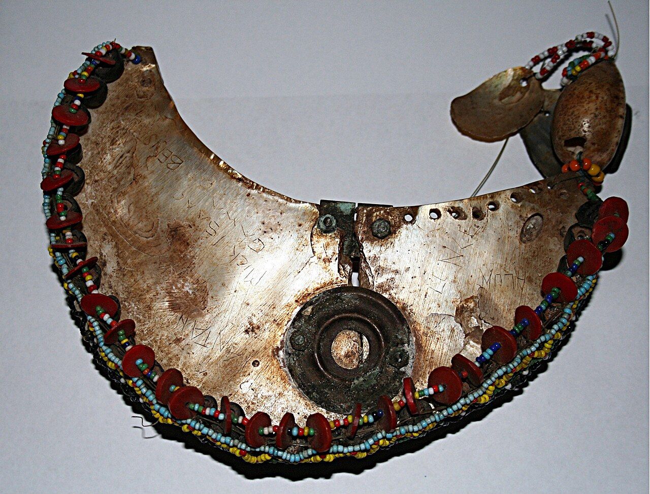 A shell armband of the kind exchanged in the Trobriand Islands Kula ring