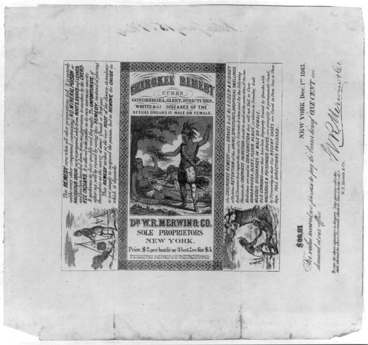 A Cherokee plant remedy, illustrating culturally specific knowledge about the causes and cures of illness