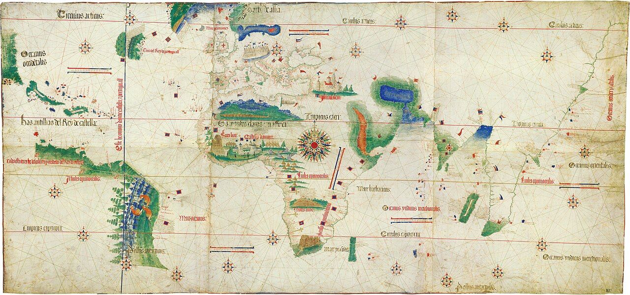 Portolan world charts of the early 1500s record how fast European geography was being rewritten &mdash; and how much was still guesswork.