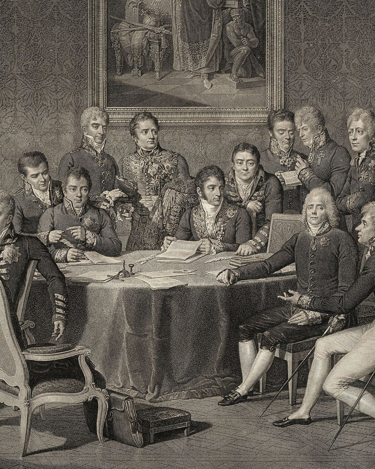 The Congress of Vienna, 1814&ndash;1815, where a handful of statesmen redrew Europe on the principle that dynasties, not peoples, owned territory.